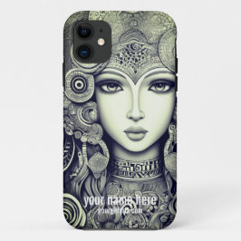 schöne Puppensymbol, Schwarz-weiß Case-Mate iPhone Hülle
