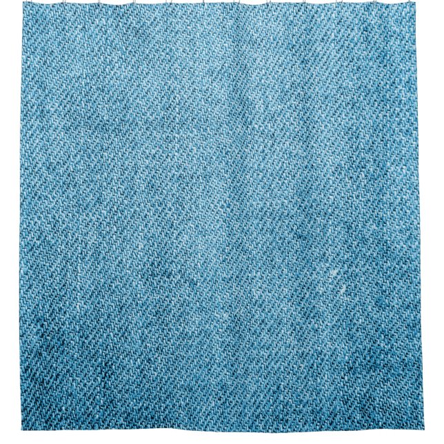 Schöne qualitative Jeans. Duschvorhang (Vorderseite)