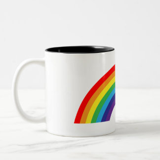Schöne Rainbow-Tasse Zweifarbige Tasse
