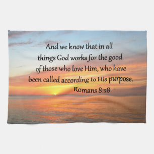 SCHÖNE RÄUME 8:28 SONNENRISE FOTO HANDTUCH