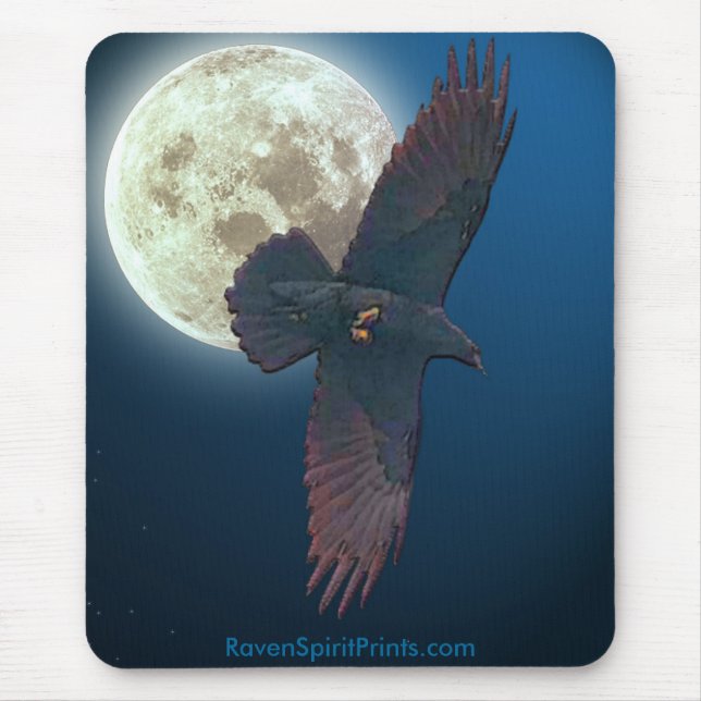 SCHÖNE RAVEN Geschenke Mousepad (Vorne)