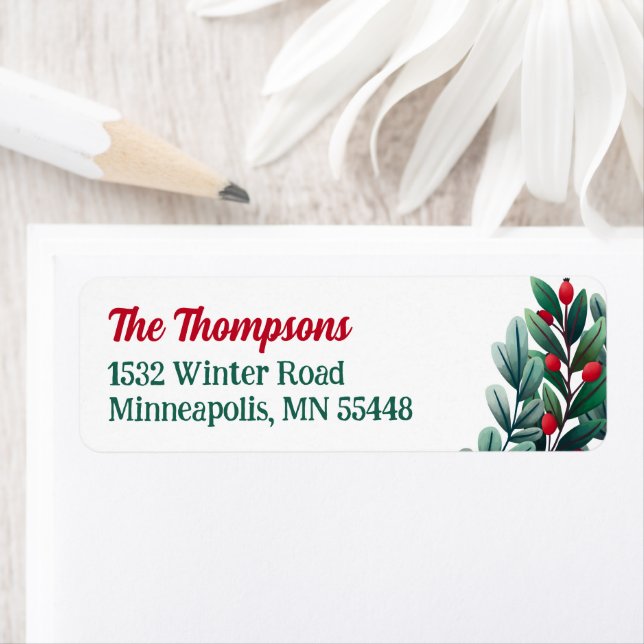 Schöne Red Berry Greenerity Weihnachten (Insitu)