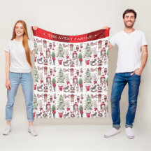 Schöne Red Watercolor Weihnachten