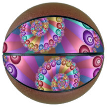 Schöne Regenbogenfarben Abstraktes Fraktal Kunst,