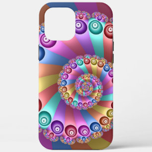 Schöne Regenbogenfarben Abstraktes Fraktal Kunst, Case-Mate iPhone Hülle