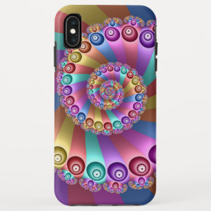 Schöne Regenbogenfarben Abstraktes Fraktal Kunst,  Case-Mate iPhone Hülle
