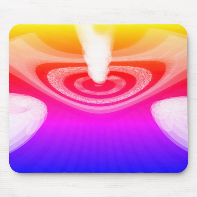 Schöne Regenbogenkunst Mousepad (Vorne)