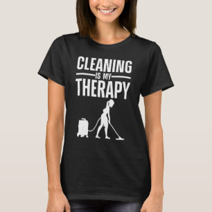 Schöne Reinigung Unterkunft Kunst für Frauen Haus T-Shirt