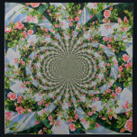 Schöne Retro-Rosa rote Rosen Aquarellblüte Serviette<br><div class="desc">ein wunderschönes Rosa- und rote Rose-Gemälde mit einer lustigen Drehung im Stile eines digitalen Mandalas -</div>