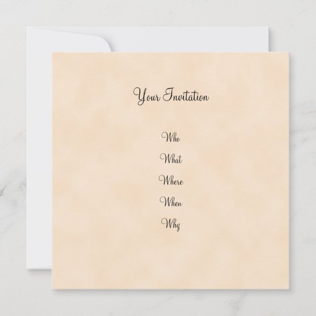 Schöne romantische Einladung (Vorderseite)