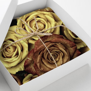 Schöne romantische Vintage Rose Seidenpapier