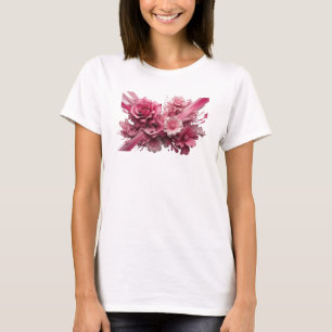 Schöne rosa ABSTRACT ART Gestaltung T-Shirt