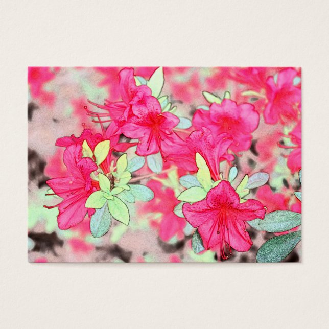 Schöne rosa Art azalea Blume leere (Vorderseite)