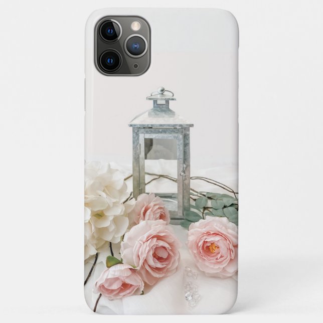 Schöne rosa Bäume und weiße Hydrangeas Case-Mate iPhone Hülle (Rückseite)
