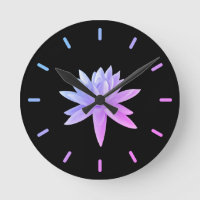 Schöne rosa blaue Gradient Lido Lotus