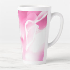 Schöne rosa Blume drucken große Latte-Tasse Milchtasse