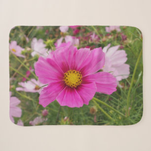 Schöne rosa Blume Sherpadecke