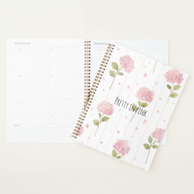 Schöne rosa Blumen   Planer (Anzeige)