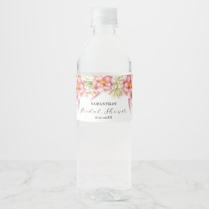 Schöne rosa florale Wasserfarbe   Brautparty