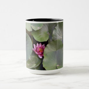 Schöne Rosa Lotus Blume Tasse