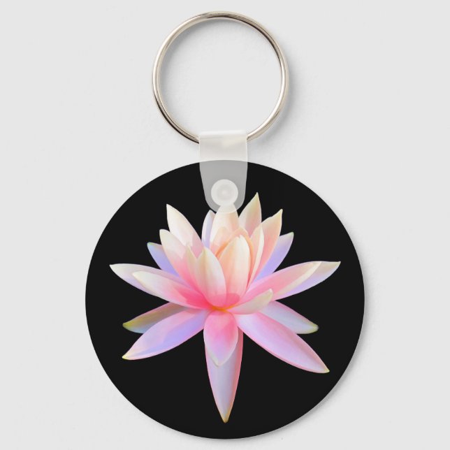 Schöne Rosa Lotus Cool Trendy Einzigartig Schlüsselanhänger (Vorderseite)