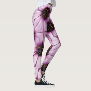 Schöne rosa Osteosperum-Blume Leggings