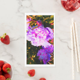 Schöne rosa Peonies Serviette