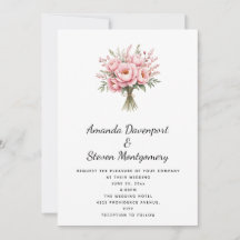 Schöne rosa Pfingstrosen-Blumenstrauß-Hochzeit