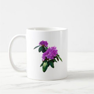 Schöne rosa Rhododendren Kaffeetasse