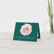 Schöne rosa Rose Aqua Hintergrund Glückwünsche