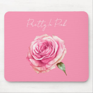 Schöne Rosa Rose Mousepad
