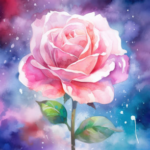 Schöne rosa Rosen-Puzzle