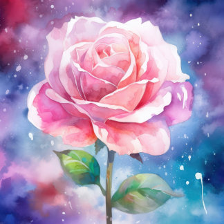 Schöne rosa Rosen-Puzzle