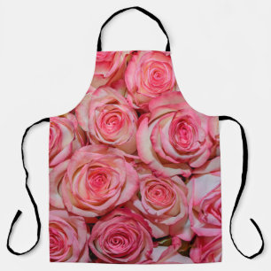 Schöne rosa Rosen Schürze