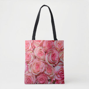 Schöne rosa Rosen Tasche