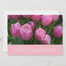 Schöne rosa Tulpenblumen christliche Hochzeit
