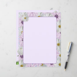 Schöne rosa und weiße Milchsorten 8,5 x 11