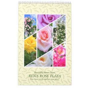 Schöne Rose ダ GardenレCalendar Kalender