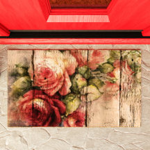 Schöne Rose aus rustikalem Holz