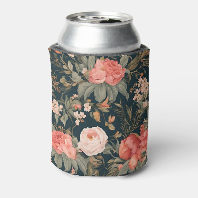 Schöne Rose Blume Dosenkühler (Kanne Rückseite)