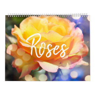 Schöne Rose Blume Kalender