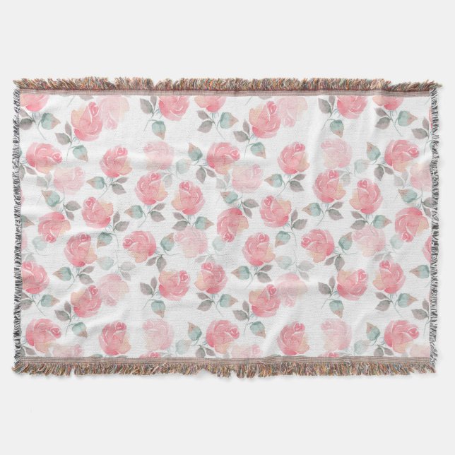 Schöne Rose Decke (Vorderseite)