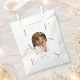 Schöne Rose Foto Hochzeit Geschenktütchen