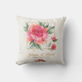 Schöne Rose Garden Budget Hochzeit Kissen