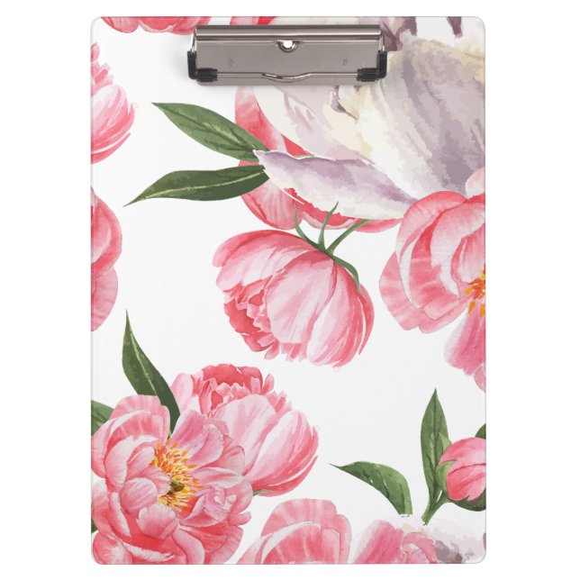 Schöne Rose Klemmbrett (Vorderseite)