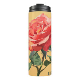 Schöne Rose Mütter Tag Geschenk Personalisiert Thermosbecher