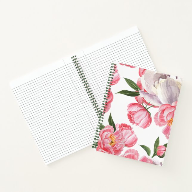 Schöne Rose Notizbuch (Innenseite)