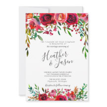 Schöne Rose Ruby Red Wedding