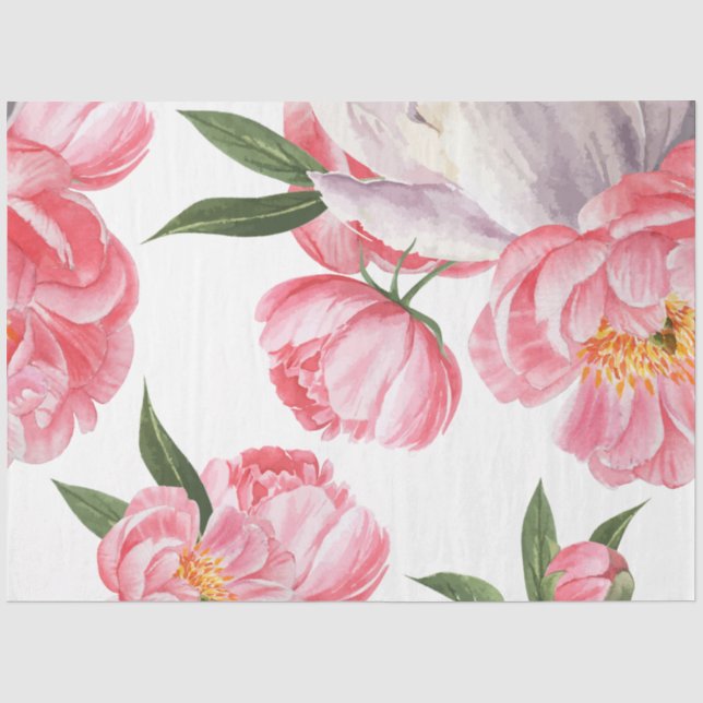 Schöne Rose Seidenpapier (Vorderseite)