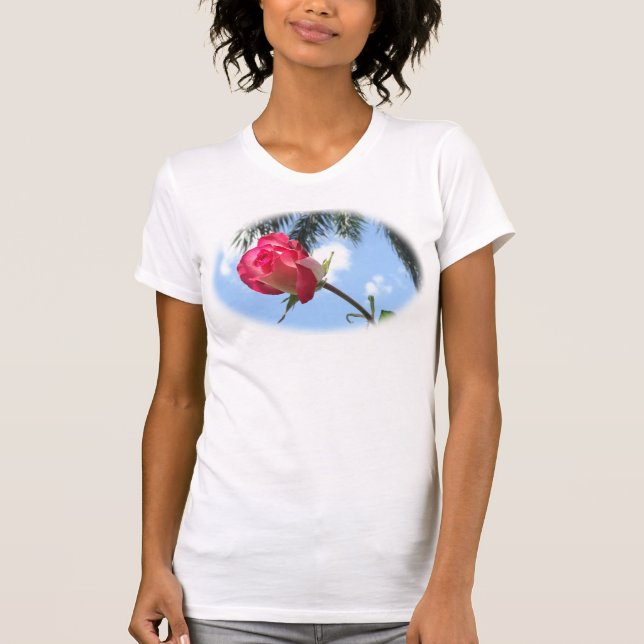 Schöne Rose Shirts für Frauen (Vorderseite)